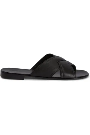 Giuseppe Zanotti Flavio lædersandaler med krydsende remme