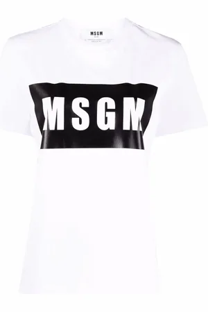 Msgm T-shirt med logotryk