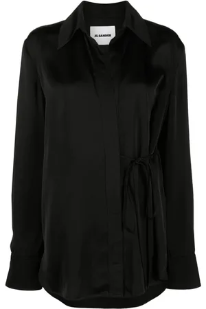 Jil Sander Slå om-skjorte med bundet lukning