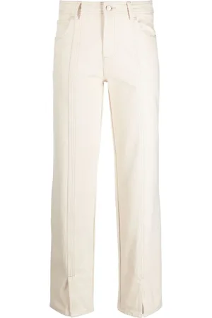 AERON Curl jeans med lige ben og slids
