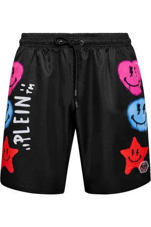 Philipp Plein Badeshorts med grafisk tryk
