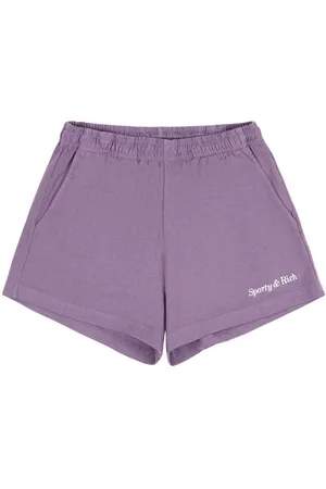 Sporty & Rich Disco shorts med broderet logo