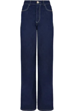 Emporio Armani Højtaljede jeans med lige ben