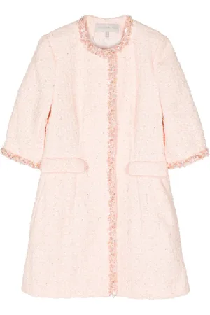 SHIATZY CHEN Tweed-frakke med perledekoreret kant