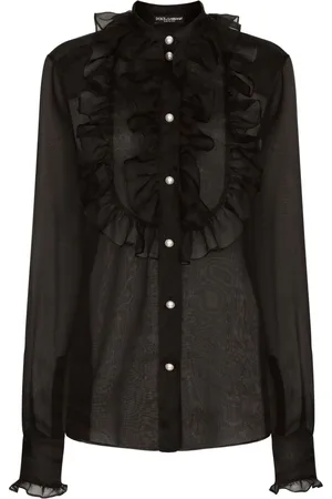Dolce & Gabbana Bluse med flæsedetalje
