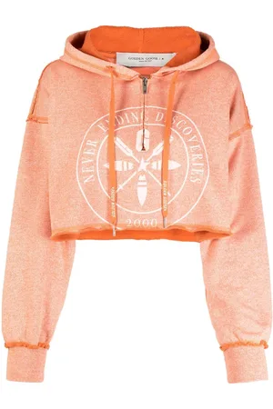 Golden Goose Cropped hættetrøje med grafisk tryk