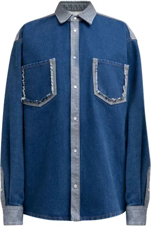 Marni Denimskjorte i bomuld med mærke