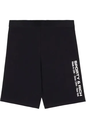 Sporty & Rich Cykelshorts med logotryk