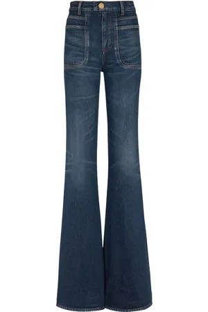 Balmain Højtaljede jeans med svaj