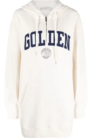 Golden Goose Hættetrøje-kjole med logo-applikation