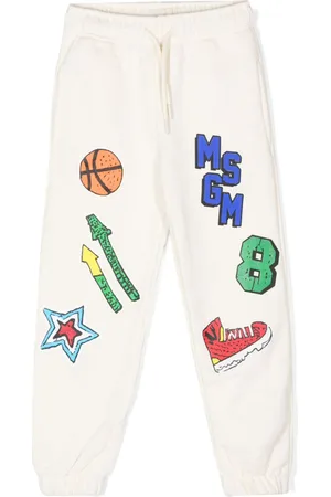 Msgm Smalle bukser med logotryk