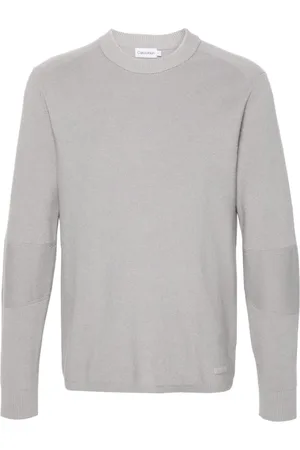 Calvin Klein Finstrikket trøje med rund hals