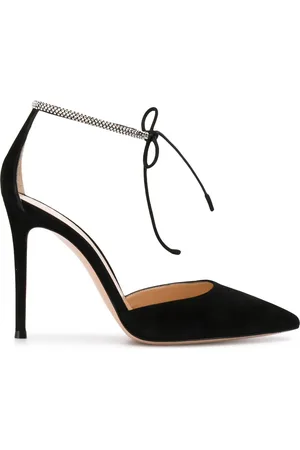 Gianvito Rossi Pumps med krystaludsmykket rem