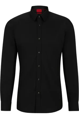 HUGO BOSS Poplin-skjorte med smal pasform