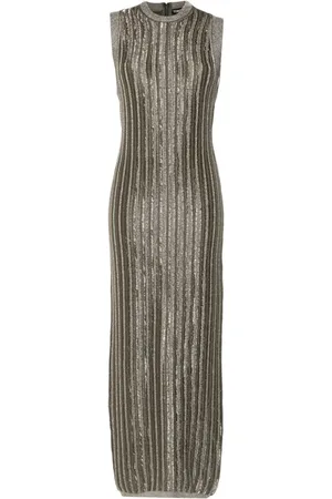 Tom Ford Lang ribbet Slinky kjole