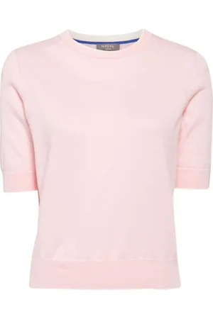N.PEAL Finstrikket T-shirt