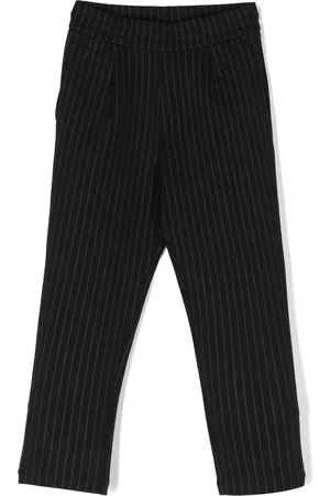 Emporio Armani Stribede bukser med lige ben