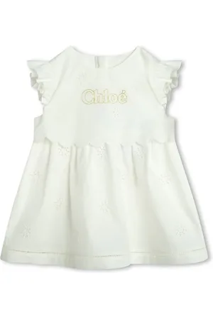 Chloé Logo-broderet bodystocking-sæt