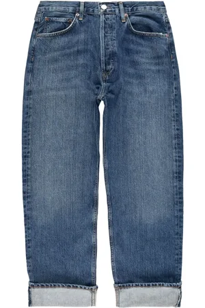 AGOLDE Cropped Fran jeans med høj talje