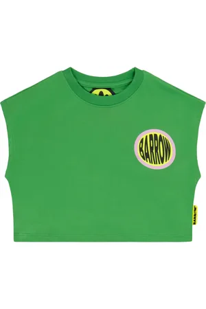 BARROW ærmeløs T-shirt med logotryk