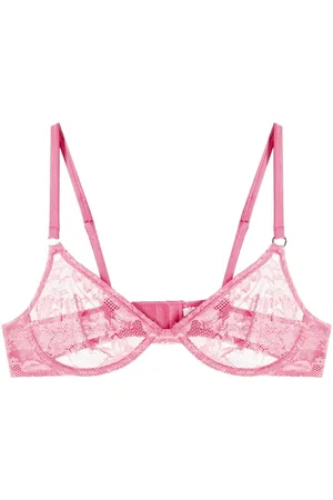 FLEUR DU MAL Le Stretch demi-bh med blomstrede blonder