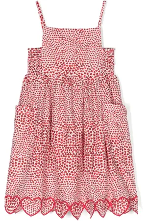 Stella McCartney Midi-kjole med hjertetryk