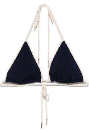 La Perla Trekantsbikini-top med monogram