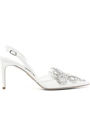 RENE CAOVILLA Sling-back pumps med udsmykning