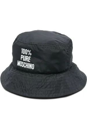 Moschino Bøllehat med logotryk