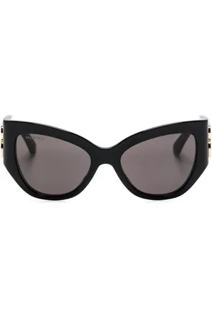 Balenciaga Cat-eye solbriller med logoplade