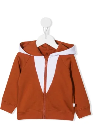 Stella McCartney Hættetrøje i fleece med rævetryk