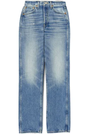 RE/DONE Højtaljede jeans med lige ben