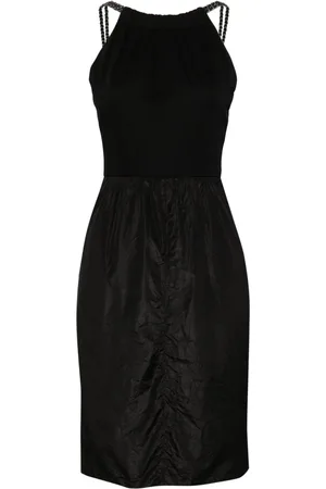 CHANEL Kort kjole med halterneck fra 00