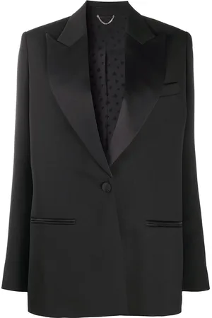 MAGDA BUTRYM Blazer med satin-revers