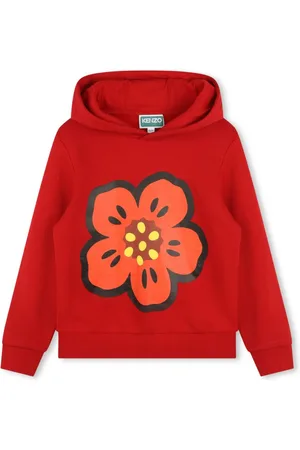 Kenzo Boke hættetrøje med blomstertryk
