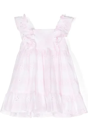 PATACHOU Ternet kjole med broderie-anglaise