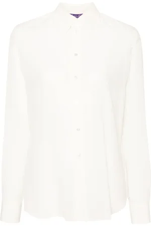 Ralph Lauren Hailey mulberry silkeskjorte
