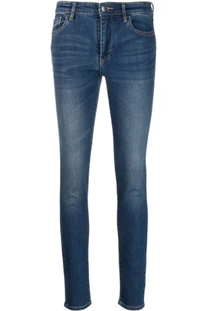 Armani Exchange Skinny-jeans med mellemhøj talje