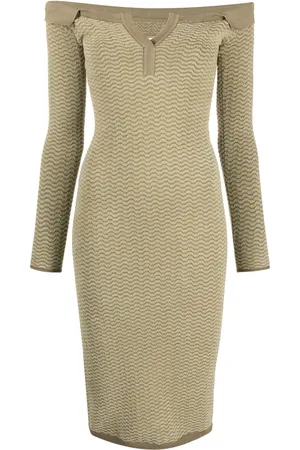 Jacquemus La robe Pampero polo kjole med off-shoulder-snit