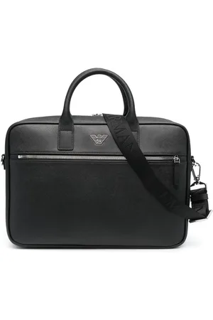 Emporio Armani Computertaske med logoplade