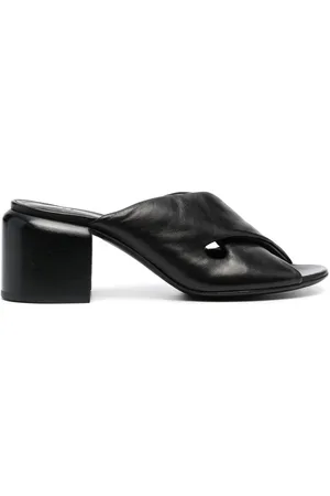 Officine creative 65mm mules i læder med åben tå