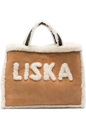LISKA Tote med bogstav-logo