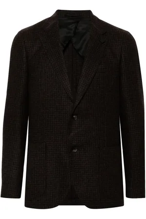 LARDINI Blazer med broche-detalje