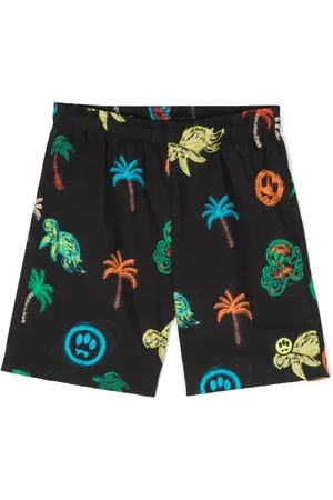 BARROW Shorts med palmetryk