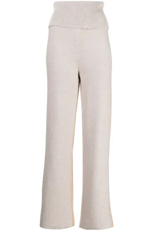 OFF-WHITE Tofarvede Diag Languid bukser i strik