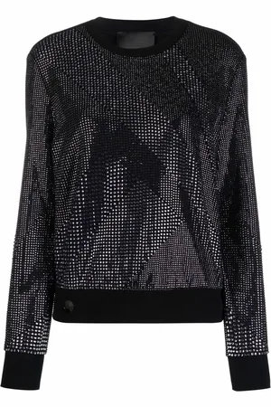 Philipp Plein Skjorte med krystaludsmykning