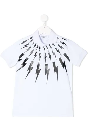 Neil Barrett Polo med lynmotiv