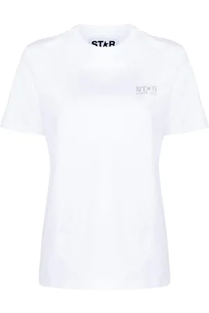 Golden Goose Kortærmet T-shirt med stjernetryk