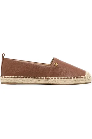 Ralph Lauren Cameryn espadriller i læder