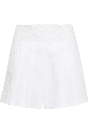 ERMANNO SCERVINO Shorts med blondeapplikation